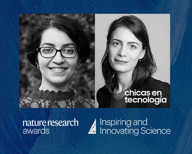 Nature research awards photo of two women