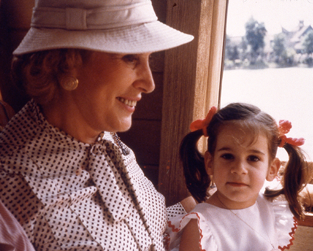 Mrs. Estee Lauder and Jane Lauder